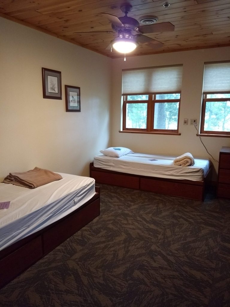 two twin beds